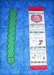 Bookmarks submitted by Colleen Poor for the 2003 Beverly Marchetti Bookmark Swap.  Both are counted cross-stitch; the bookworm is designed by Constance Schaffer and was in "Cross Stitch & Country Craf