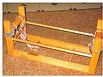 Here's a picture of my card (tablet) weaving loom made by Heritage Looms.