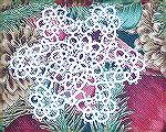 Kathy's tatted snowflake is from &quot;Christmas Tatting&quot; from the House of White Birches.  The snowflake is called &quot;Snowflake Mine&quot; and it is designed by Florence Anthony of Shreveport