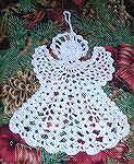 Wendy submitted a crocheted angel for our 2003 Holiday Ornament Swap.  The pattern is from "Thread Tree Trims" by Anne Halliday.