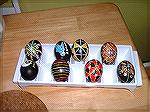 A tradition in the Boily household is to spend some time over the Easter weekend making Ukrainian Easter Eggs or Pysanky.  The result is usually a collection of traditional and custom designs. 