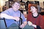 Nancy Rose and Ruth McGregor visit at Convergence 2004.