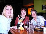 Fri. night Convergence dinner--Anne, Ruth, Ramona.  Oh, and duck!