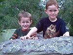This is a photo of my two boys. Liam (on the left) is 4 and Boone is almost 6.  We were at the Calgary Zoo on our vacation this past July (2004).