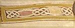 This border motif came from a Gospel on parchment from the Merovingian period in France.