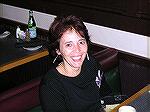 This is Susan Lazear, former owner of the Crafts Forums on Compuserve (our predecessor forums), at dinner with the Morgrets on 7/27/05.  She was in Nashville for a show.  Susan really gets around!