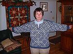 Russian Prime sweater designed by Meg Swansen of School House Press (Elizabeth Zimmerman's daughter). I learned so much knitting this sweater including steeks, I cord and lots of patience getting the 