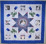 Photo quilt I made for my sister's 60th birthday.