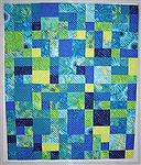 Quilt top made at the Denver scrapbooking retreat.
