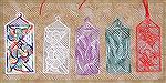 Bookmarks donated by Kyra Tenpenny. The bookmarks were machine embroidered. They are by Dakota Lace #970306.

2009 Bookmark Swap