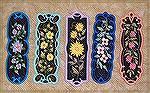 Bookmarks donated by Kyra Tenpenny. The bookmarks were machine embroidered. They are by oesd Mark My Words3. They are appliqued and embroidered.

2009 Bookmark Swap