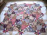 Oriental Hunters Star quilt top begun in March 2009 at a class with Jan Krentz

Catriona, Edinburgh