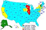 Using most recently published state population data from the US Census bureau:

65.7% of the US population lives in &quot;Right To Carry&quot; (Vermont, Alaska & 37 &quot;Shall Issue&quot;) states, 