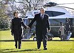 President Bush and the first lady
