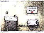 Apparently, the Civil Rights Movement of the 1960's did not give Black Americans any freedom of political thought or expression. They only have the right to vote Democratic or to stay home.