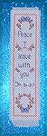 This beautiful bookmark was cross stitched by Wendy Durell. She stitched it from 67 Christian crafts.