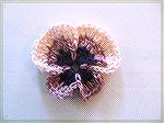 This butterfly barrette was knitted for Leisure Arts One-Skein of less Projects.