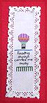 This was cross stitched by Jackie Carey.