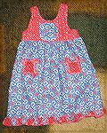 This is the second dress finished for Eva.
Kyra