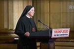 Sister Deirdre Byrne is an outstanding physician, retired colonel from the military, and served as a missionary helping the sick in a number of foreign countries.  She spoke at the RNC Convention on b