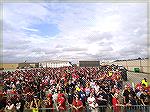 Nearly 10 Miles Of Cars Line Up For Trump, And A Raucous Night In Small Town America, Latrobe, Pa.  The county paper predicted a crowd of 2,000-plus for President Donald Trump's 7 p.m. hangar stop. Th