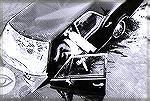 Diver helping retrieves Kennedy's car at Chappaquiddick. Massachusetts Senator Ted Kennedy his drove car off bridge on Chappaquiddick Island in the summer of 1969 - a scandal that rocked America. Acco