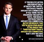 Rep. Adam Kinzinger on January 6, 2021
