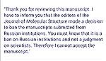 This is a meme that Doug Hemmick found online and it shows the "cancelling" of Russia-based scientists in scientific journals.