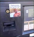 uploaded by Doug Hemmick
Humorous graphic showing a gas pump with sports a photo of Hunter Biden in a state of zonked out "bliss" "We hope gas prices don't get this high" ha ha ha 