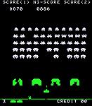 Uploaded by D Hemmick. Classic graphic image of "Space Invaders" game screen from the 1980's classic game