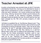 Teacher Arrested!