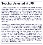 Teacher Arrested!