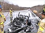 Not much left after Tesla burns in Pennsylvania